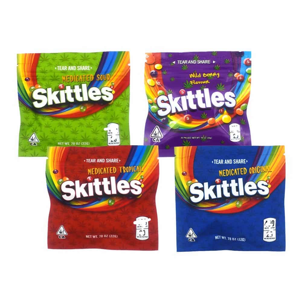 Skittles -Assorted (400 MG) - Canna Care BC